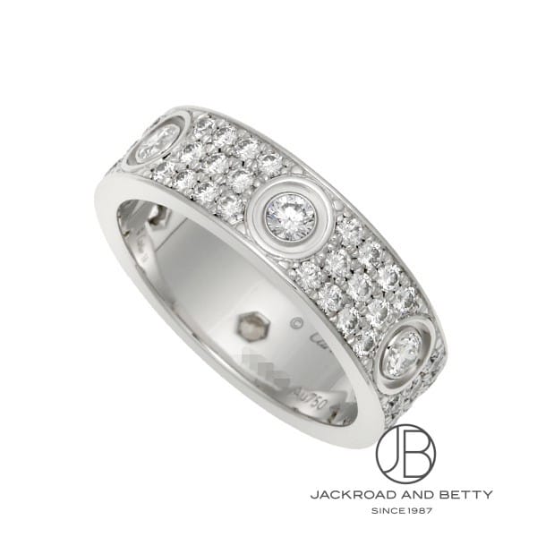 カルティエ 指輪 カルティエ CARTIER ラブリング パヴェダイヤモンド N4210452 新品 ジュエリー ブランドジュエリー