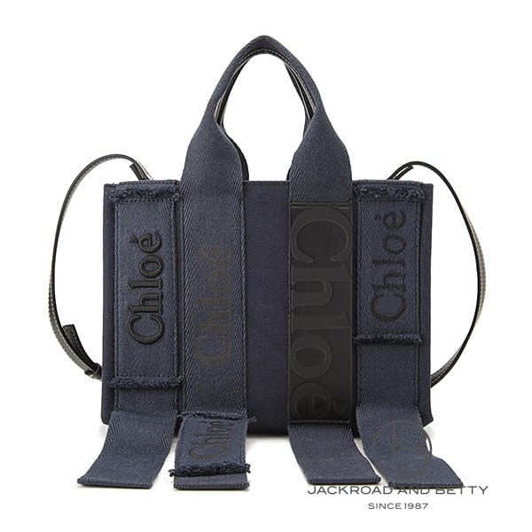 楽天市場】クロエ chloe woody（カラーネイビー）（レディースバッグ