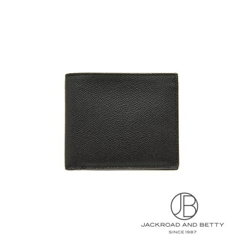 ヴァレクストラ VALEXTRA カードケース 二つ折り財布 ブラック 黒 V8L04-028-000N 新品 バッグ/財布/小物