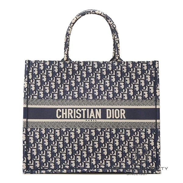 ディオール バッグ（レディース） ディオール DIOR ブックトート ディオール オブリーク エンブロイダリー ラージ M1286ZRIW_M928 新品 バッグ/財布/小物