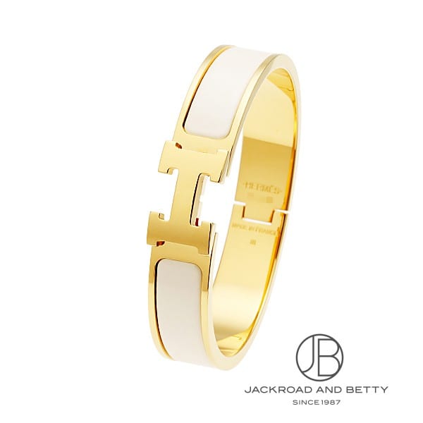 エルメス HERMES クリックH ブレスレット PM クリーム ホワイト 白 H7100001FPM 85 新品 ジュエリー ブランドジュエリー