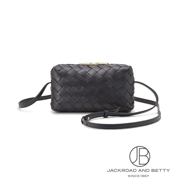 ボッテガ・ヴェネタ BOTTEGA VENETA イントレチャート ショルダー バック ブラック 黒 609407 VCPP5 8648 新品 バッグ/財布/小物