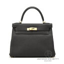 エルメス HERMES ケリー28 内縫い ノワール ブラック 黒 新品 バッグ/財布/小物