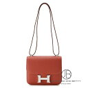 エルメス HERMES コンスタンスミニ ミラー 18 ルージュベネチアン ブラウン レッド 新品 バッグ/財布/小物