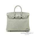 エルメス HERMES バーキン25 ポロサスマット クロコダイル グリシマン グレー 新品 バッグ/財布/小物