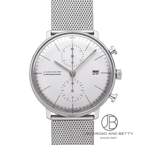 ユンハンス JUNGHANS マックス・ビル クロノスコープ 027/4600.02M 新品 時計 メンズ