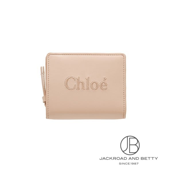 クロエ CHLOE クロエ センス コンパクト ウォレット セメントピンク CHC23SP867I106J5 新品 バッグ/財布/小物