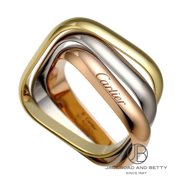 カルティエ CARTIER トリニティ クッション リング クラシックモデル B4240650 新品 ジュエリー ブランドジュエリー