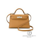 エルメス HERMES ミニケリー2 外縫い セサミ ブラウン 新品 バッグ/財布/小物