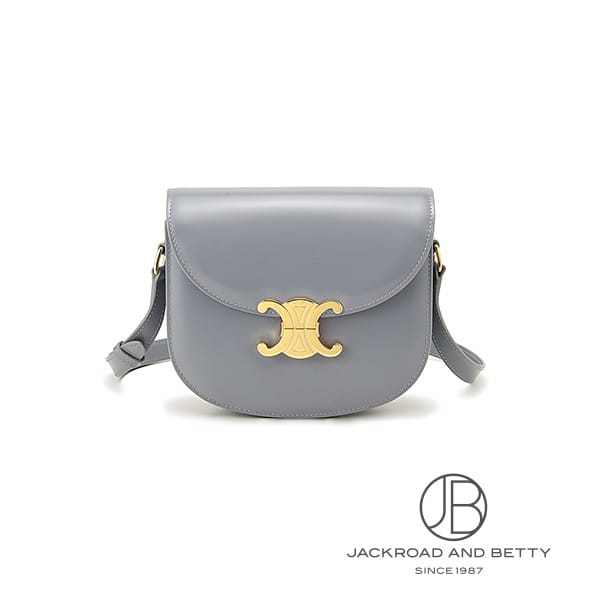 Rakuten - セリーヌ CELINE ブザス クレア トリオンフ バッグ ブルーグレー 110413BF4.07LG 新品 バッグ/財布/小物