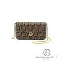 フェンディ FENDI エフイズ チェーン ショルダーバッグ ブラウン 8BS032AAFMF13VK 新品 バッグ/財布/小物