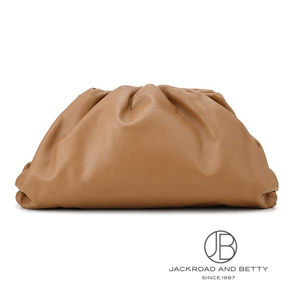 ボッテガ・ヴェネタ BOTTEGA VENETA ポーチ クラッチ バッグ キャメル ブラウン 576227 VBIU5 2618 新品 バッグ/財布/小物