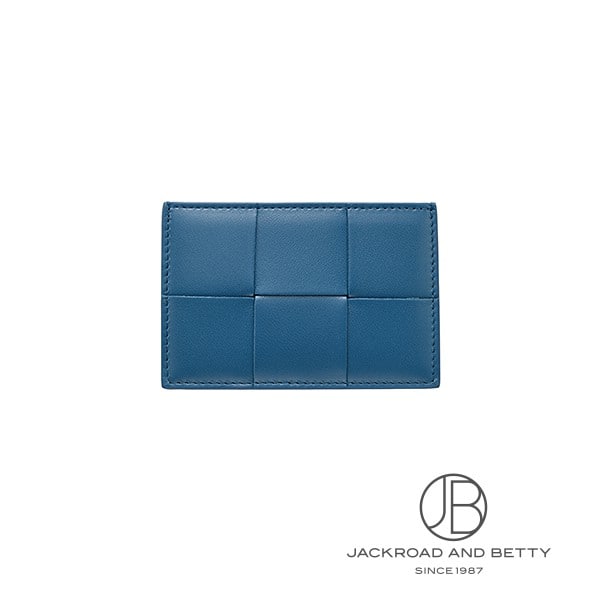 ボッテガ・ヴェネタ BOTTEGA VENETA カセット クレジット カードケース ブルー 青 742693 VCQC4 4222 ..