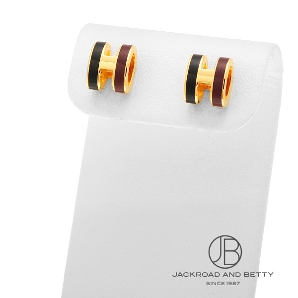 エルメス HERMES ポップH ミニ ピアス ロカバール ギャラクシー H100065F B1 新品 ジュエリー ブランドジュエリーのサムネイル