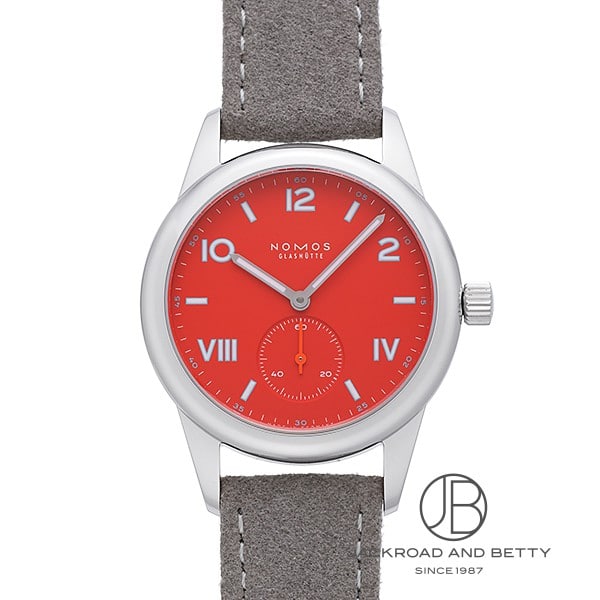 [商品ID：nm255] &nbsp;PRODUCT&nbsp;&nbsp;-&nbsp;商品名&nbsp;- BRANDブランド ノモスNOMOS MODELモデル クラブ キャンパス 36 ノンストップレッドClub Campus 36 Nonstop Red REFERENCE型番 716.GB &nbsp;DETAILS&nbsp;&nbsp;-&nbsp;商品詳細&nbsp;- 自社製手巻き式ムーブメント キャリバー「アルファ」搭載　43時間パワーリザーブ　シースルーバック仕様　ヴィーガンベロアレザーストラップ &nbsp;SPEC&nbsp;&nbsp;-&nbsp;商品スペック&nbsp;- 保証 ： 当店オリジナル保証3年 状態 ： 新品 サイズ ： 男女兼用 ケース径 ： 36 mm ムーブメント / キャリバー ： 手巻き / アルファ 防水性能 ： 100m防水 風防 ： サファイアクリスタル風防 仕様 ： スモールセコンド 付属品 ： メーカー純正BOXあり国際保証書あり ケース素材 ： ステンレススチール ベゼル素材 ： ステンレススチール ベルト素材 ： 革 ベルトタイプ / サイズ ： ストラップ 文字盤カラー ： レッド 文字盤タイプ ： なし