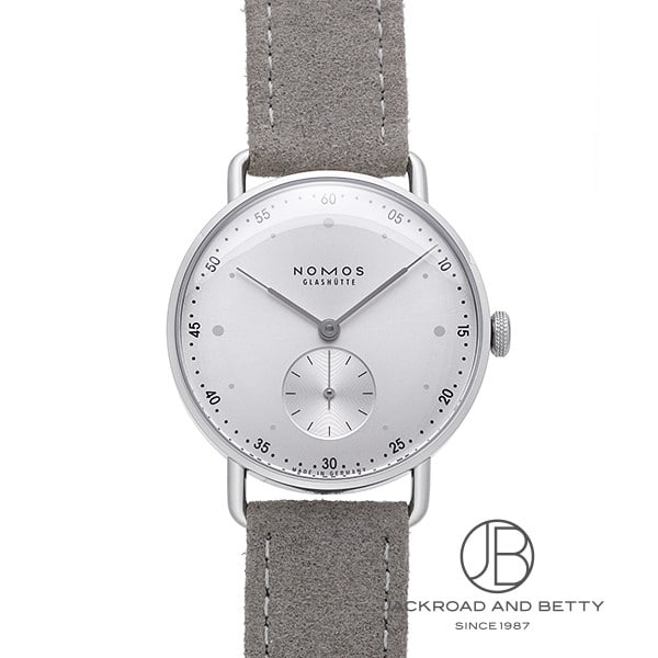 ノモス NOMOS メトロ 33 オールシルバー 1122 新品 時計 男女兼用