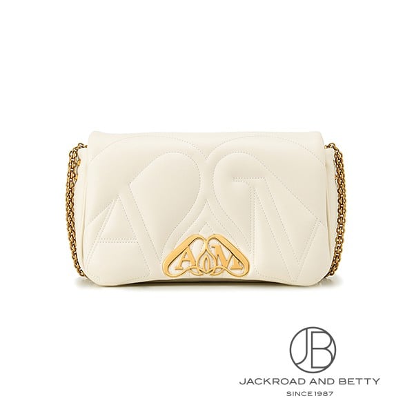 アレキサンダー・マックイーン ALEXANDER MCQUEEN シール スモール バッグ アイボリー ホワイト 白 7573751BLE19210 新品 バッグ/財布/小物(4.0)