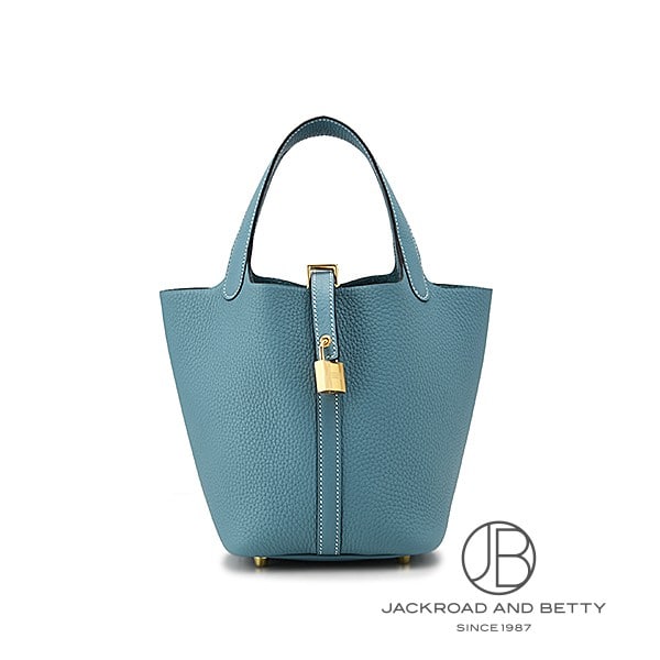 VANESSA BRUNO - エルメス HERMES ピコタンロックPM ニューブルージーン ブルー 青 H056289CCD2 新品 バッグ/財布/小物