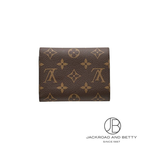 ルイ・ヴィトン LOUIS VUITTON ポルトフォイユ・ヴィクトリーヌ モノグラム ブラウ...