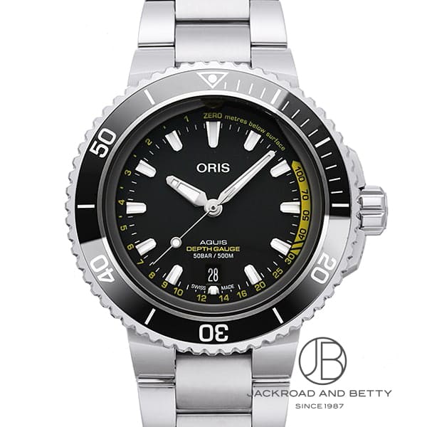 オリス ORIS アクイス デプスゲージ 733 7755 4154-Set MB 新品 時計 メンズ