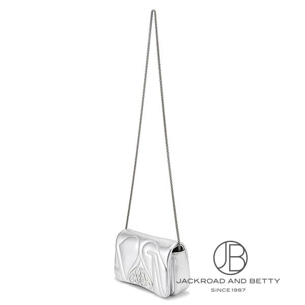 アレキサンダー・マックイーン ALEXANDER MCQUEEN シール ミニ バッグ シルバー 7770111BL0I1400 新品 バッグ/財布/小物