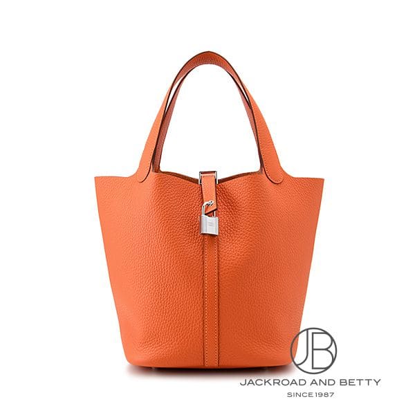 エルメス HERMES ピコタンロックMM タンジェリン オレンジ H060991CK5K 新品 バッグ/財布/小物(4.0)