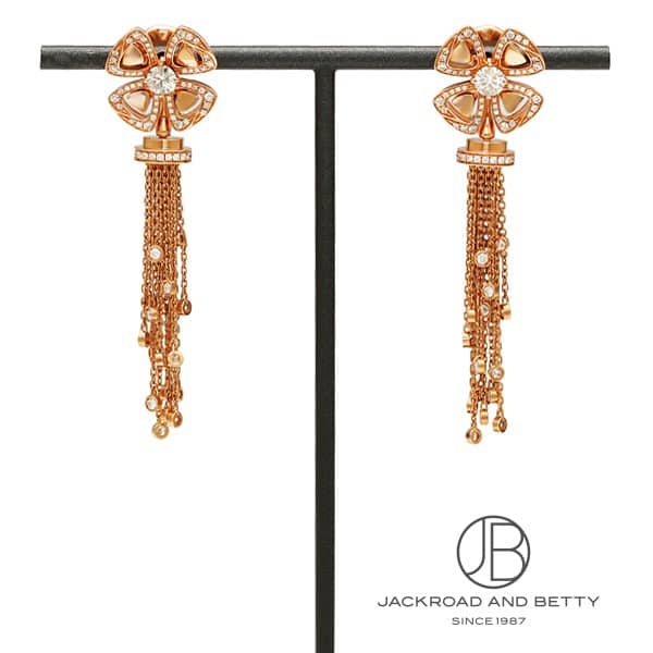 ブルガリ ブルガリ BVLGARI フィオレヴァー ダイヤモンド ピアス 357322 OR858834 新品 ジュエリー ブランドジュエリー