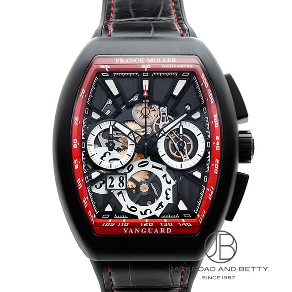 フランク ミュラー FRANCK MULLER ヴァンガード グランドデイト スケルトン V45CCGD SQT TTNRBRNR 新品 時計 メンズ