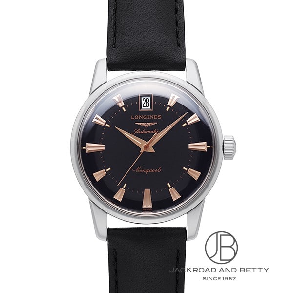 ロンジン LONGINES コンクエスト ヘリテージ オートマティック L1.611.4.52.2 新品 時計 メンズ
