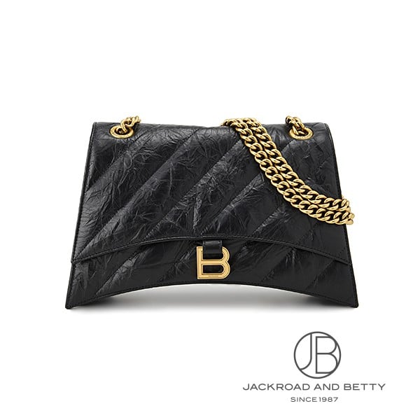 발렌시아가 BALENCIAGA 크래시 체인 가방 미디엄 블랙 블랙 785602210J11000 신품 가방 / 지갑 / 소품