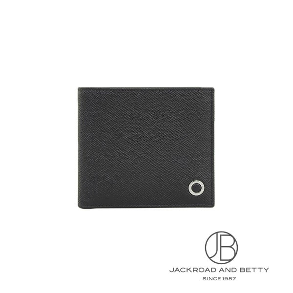 BVLGARI Bulgari Bulgari Man Bi-fold Wallet, Black, 30396 GRAIN/BLK, Brand New, Bags/Wallets/Accessories