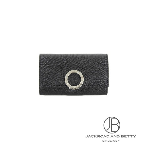 BVLGARI Bulgari Bulgari Keychain, Black, 30422 GRAIN/BLK, Brand New, Bags/Wallets/Accessories