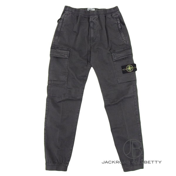 ストーンアイランド STONE ISLAND レギュラーテーパードフィット カーゴパンツ 伸縮性ウエストバンド 33 K2S153100033S00L1V0162 新品 アパレル