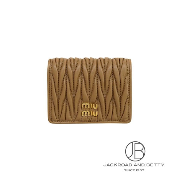 ミュウミュウ MIU MIU マテラッセレザ