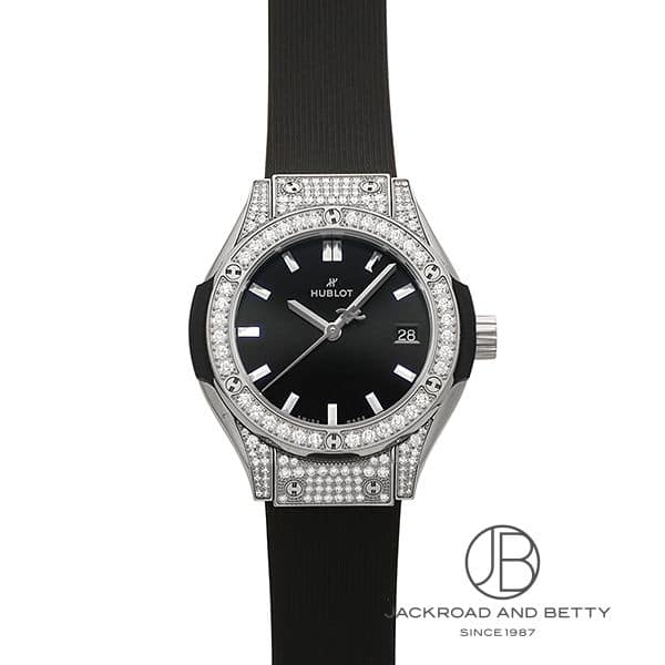 ウブロ HUBLOT クラシック・フュージョン チタニウム パヴェ 591.NX.1470.RX.1604 新品 時計 レディース