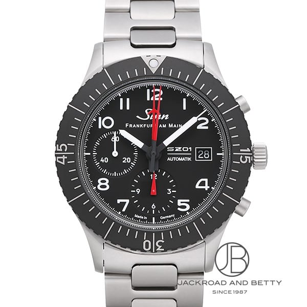 [商品ID：sn348] &nbsp;PRODUCT&nbsp;&nbsp;-&nbsp;商品名&nbsp;- BRANDブランド ジンSINN MODELモデル 156.1156.1 REFERENCE型番 156.1 &nbsp;DETAILS&nbsp;&nbsp;-&nbsp;商品詳細&nbsp;- 歴史的モデル「155」をルーツとしたパイロットクロノグラフ　「ドイツ エクセレント・プロダクト・デザイン賞 2025」 受賞モデル　自社製ムーブメント キャリバー「SZ01」搭載　46時間パワーリザーブ　耐磁性能 4,800A/m &nbsp;SPEC&nbsp;&nbsp;-&nbsp;商品スペック&nbsp;- 保証 ： 当店オリジナル保証3年 状態 ： 新品 サイズ ： メンズ ケース径 ： 43 mm ムーブメント / キャリバー ： 自動巻き / SZ01 防水性能 ： 100m防水 風防 ： サファイアクリスタル風防 仕様 ： クロノグラフ回転ベゼル日付表示 付属品 ： メーカー純正BOXあり国際保証書あり ケース素材 ： ステンレススチール ベゼル素材 ： ステンレススチール ベルト素材 ： ステンレススチール ベルトタイプ / サイズ ： ブレス 文字盤カラー ： ブラック 文字盤タイプ ： なし