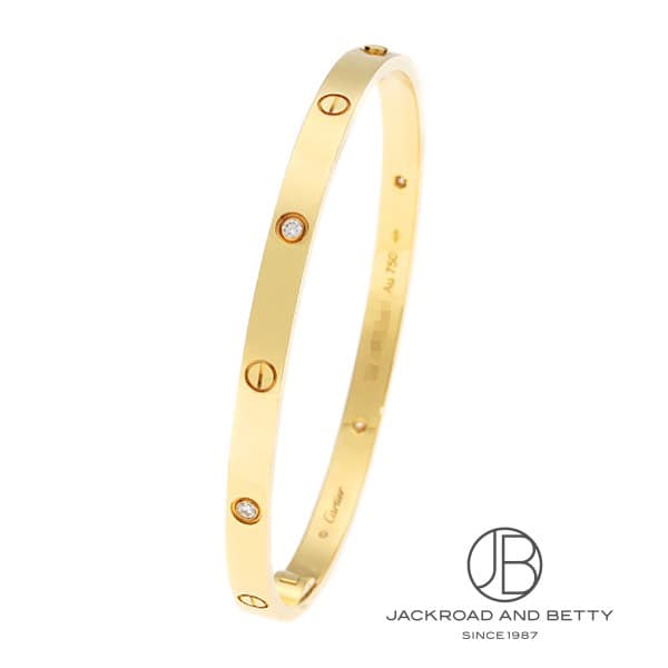 Rakuten - カルティエ CARTIER ラブブレスレット ミディアムモデル 4Pダイヤ 19 B6086519 新品 ジュエリー ブランドジュエリー