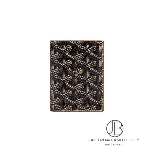 Goyard Saint Marc Card Case, Black & Tan, STMAR2PMLTY01CL03X, Brand New, Bag/Wallet/Accessories