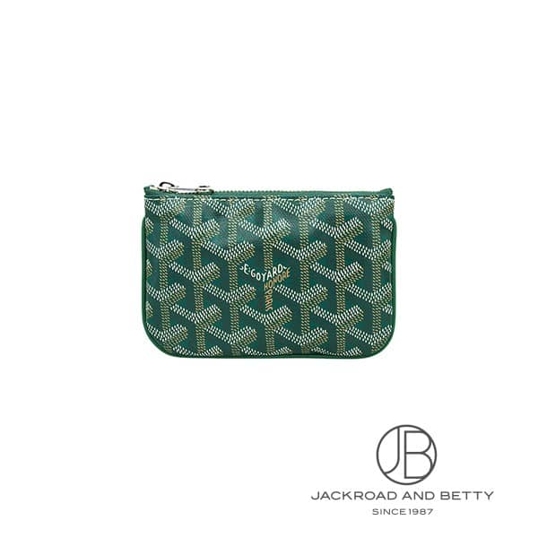 Goyard Senana Key Pouch, Green, SENAPCNANTY09CL09P, Brand New, Bag/Wallet/Accessories