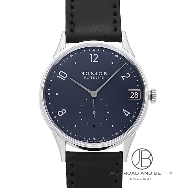 ノモス NOMOS ミニマティック 39 デイト ブルー 1252 新品 時計 男女兼用