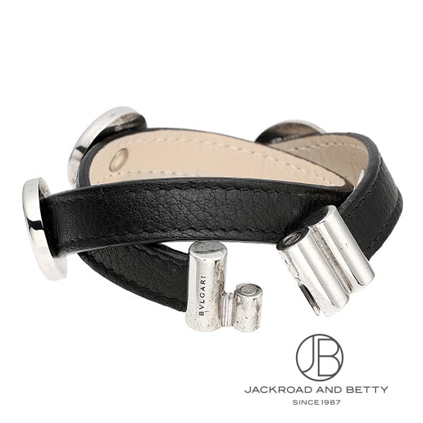ブルガリ BVLGARI カラー ストーン レザー ブレスレット 中古 ジュエリー ブランド...