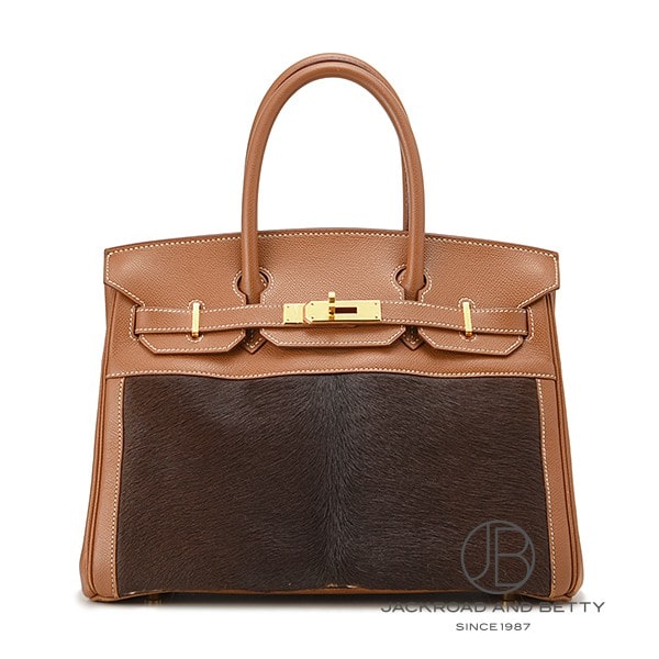 エルメス HERMES バーキン30 ゴールド ブラウン 茶 - 中古 バッグ/財布/小物