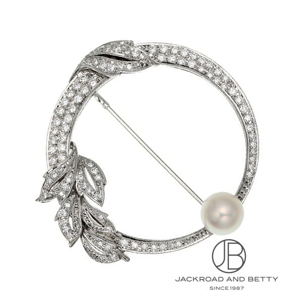 ミキモト MIKIMOTO パール ダイヤモンド ブローチ - 中古 ジュエリー ブランドジュエリー