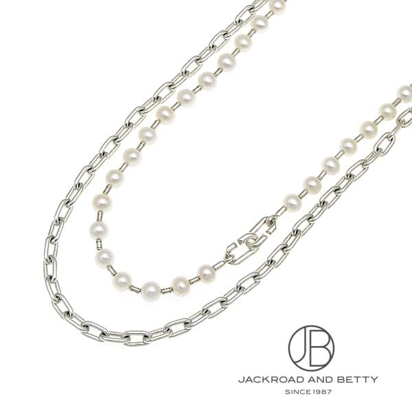Beads - ティファニー TIFFANY&CO. ハードウェア フレッシュウォーター ラップ パール ネックレス 中古 ジュエリー ブランドジュエリー