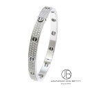 カルティエ CARTIER ラブブレスレット クラシックモデル パヴェダイヤ セラミック 19 N6032419 中古 ジュエリー ブランドジュエリー