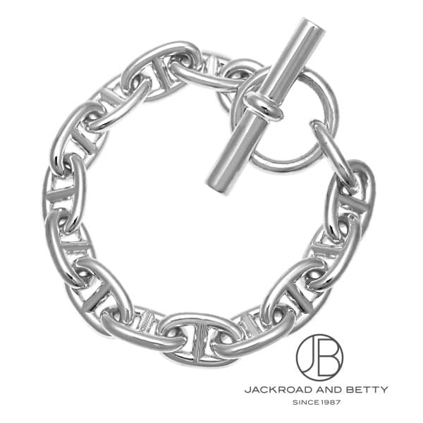 エルメス HERMES シェーヌ・ダンクル ブレスレット MM 14コマ H101994B 014 中古 ジュエリー ブランドジュエリー