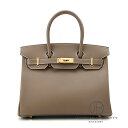 エルメス HERMES バーキン30 エトゥープ ベージュ H041701CC18 中古 バッグ/財布/小物