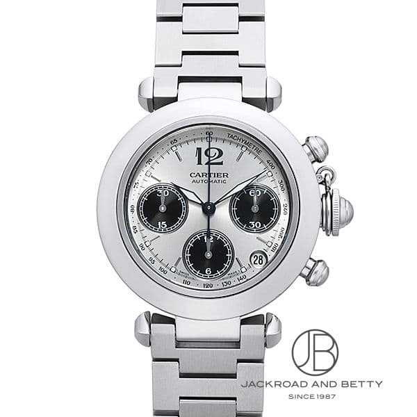 カルティエ CARTIER パシャC クロノグラフ W31048M7 中古 時計 男女兼用
