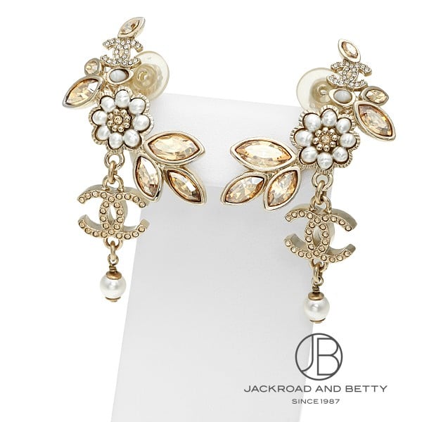 楽天市場】ピアス（ブランドシャネル・種類（宝石）ラインストーン