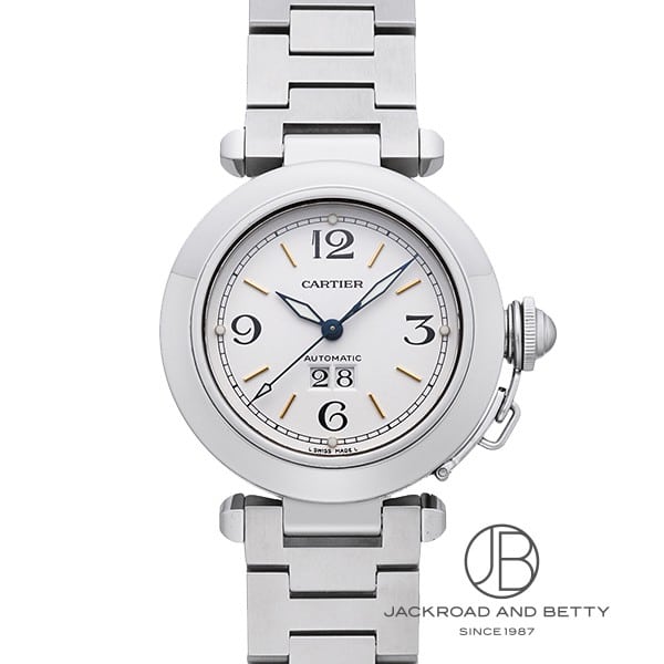 カルティエ CARTIER パシャC ビッグデイト W31044M7 中古 時計 男女兼用